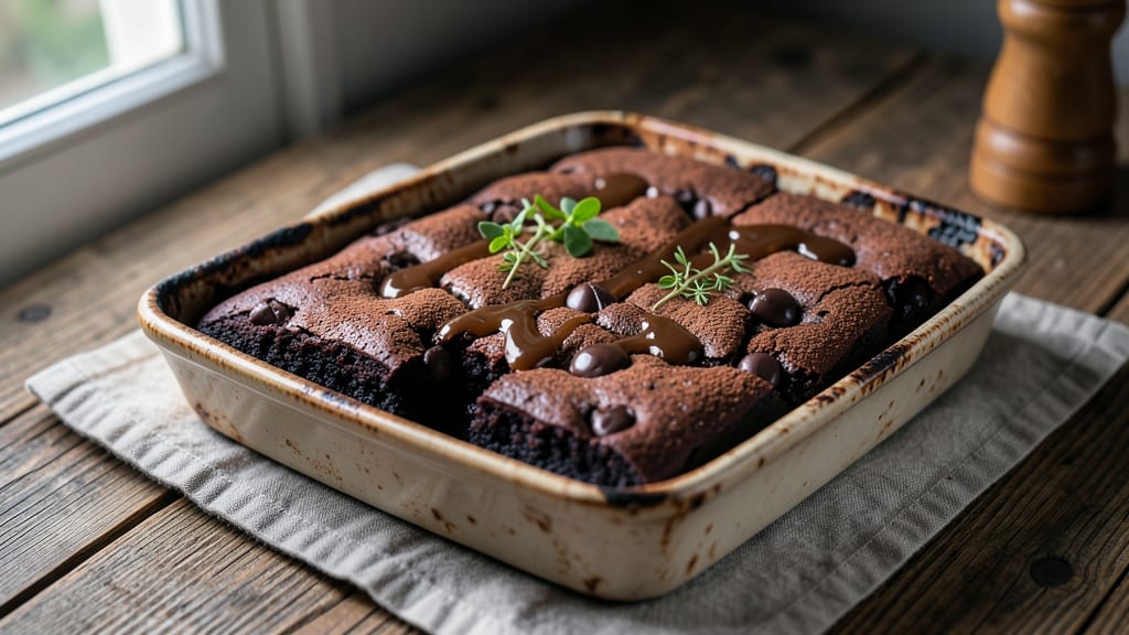 Brownie Recipe With Chocolate Chips And Cocoa: Fudgy Cracks and Ultra Rich Chocolate Streaks