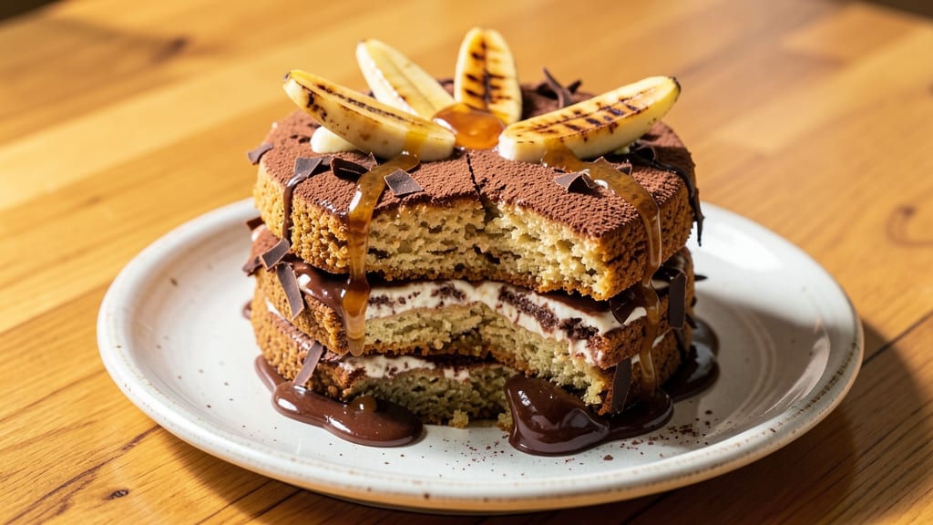 Banana Chocolate Yogurt Cake Recipe: Moist Layers With Fudgy Chocolate Swirls