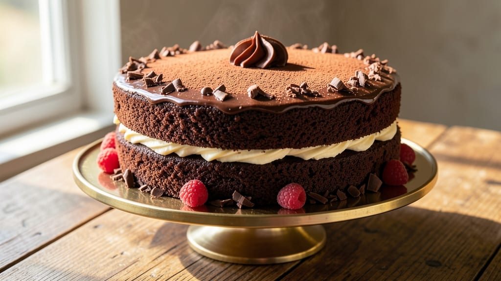 Bakery-Style Chocolate Cake Recipe: Ultra-Moist Layers with Buttery Frosting