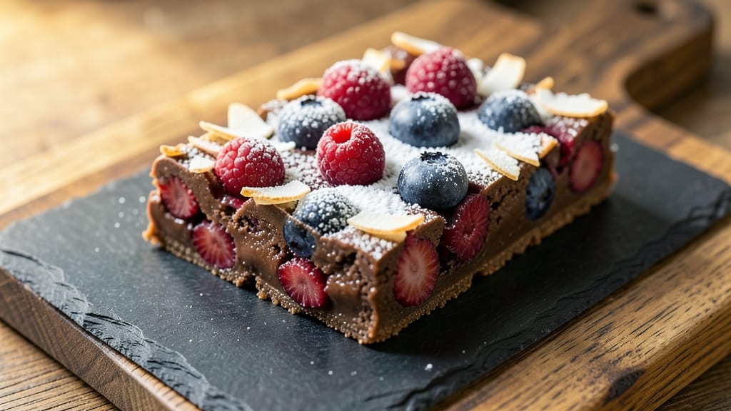 Blueberry Chocolate Bars Recipe: Fudgy Cocoa Layers with Juicy Berries