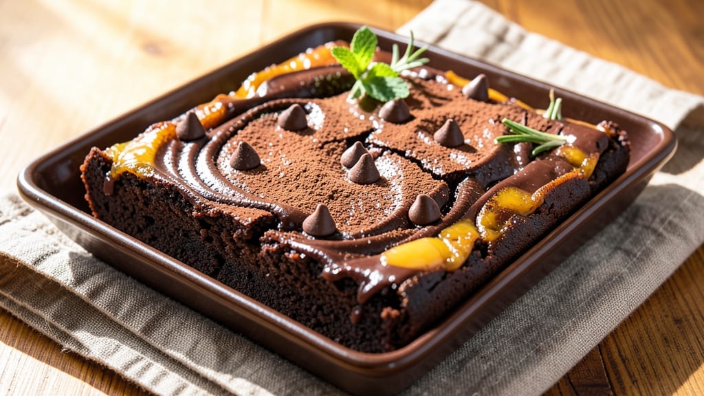 Brownie Recipe With Melted Chocolate And Cocoa Powder: Deep Fudge Cracks and Ultra-Smooth Melt