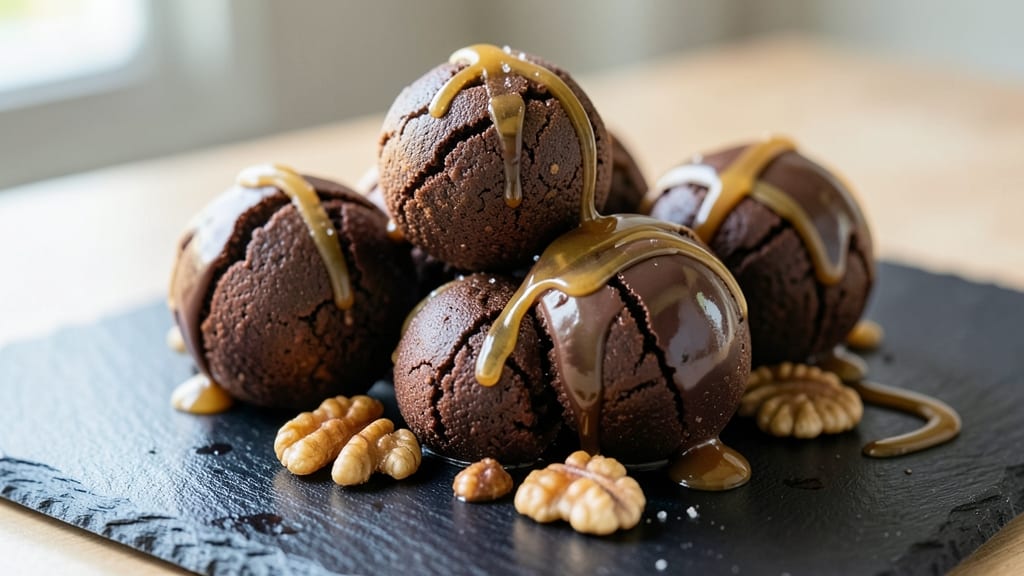 Brownie Balls Dipped in Chocolate Recipe: Crunchy Coating Meets Fudgy Centers