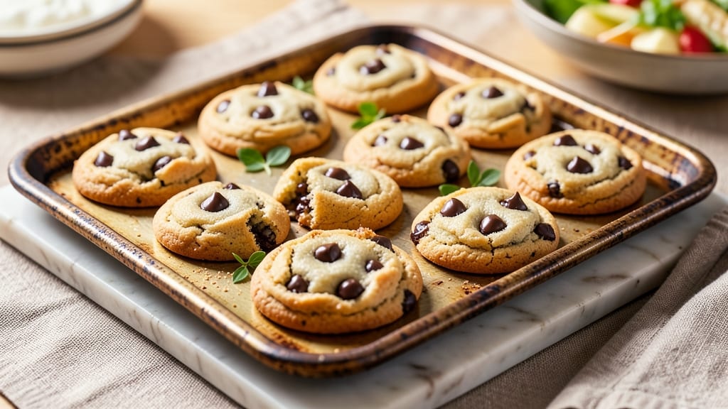 Bite-Size Chocolate Chip Cookies Recipe: Warm, Crunchy Edges With Gooey Centers