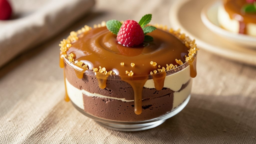 Caramel Chocolate Mousse Recipe: Silky Swirls With Crunchy Topping Magic