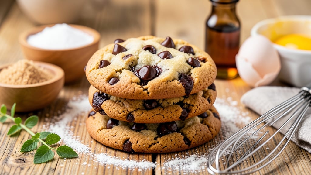 Brown Chocolate Chip Cookie Recipe: Deep Cocoa Flavor With Crispy Edges