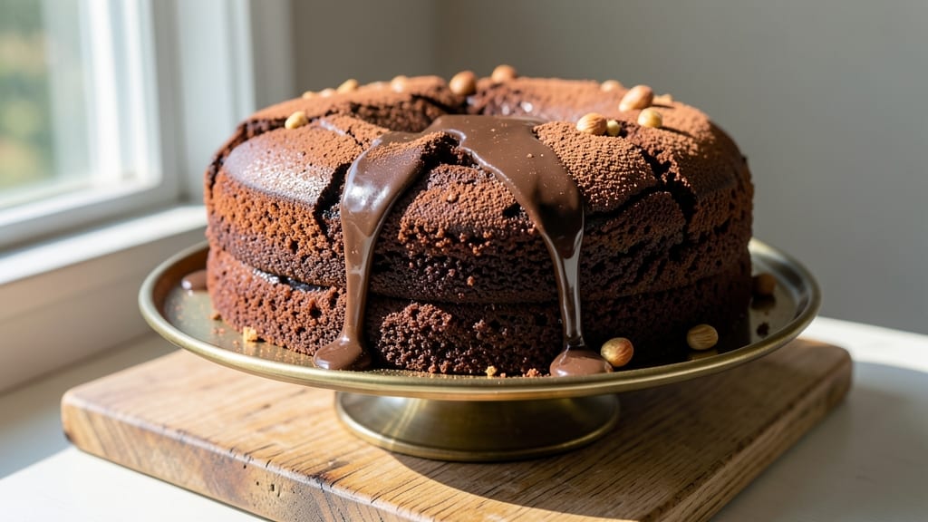 Bolo De Chocolate Recipe: Brazilian Layered Cake With Fudgy Crunch