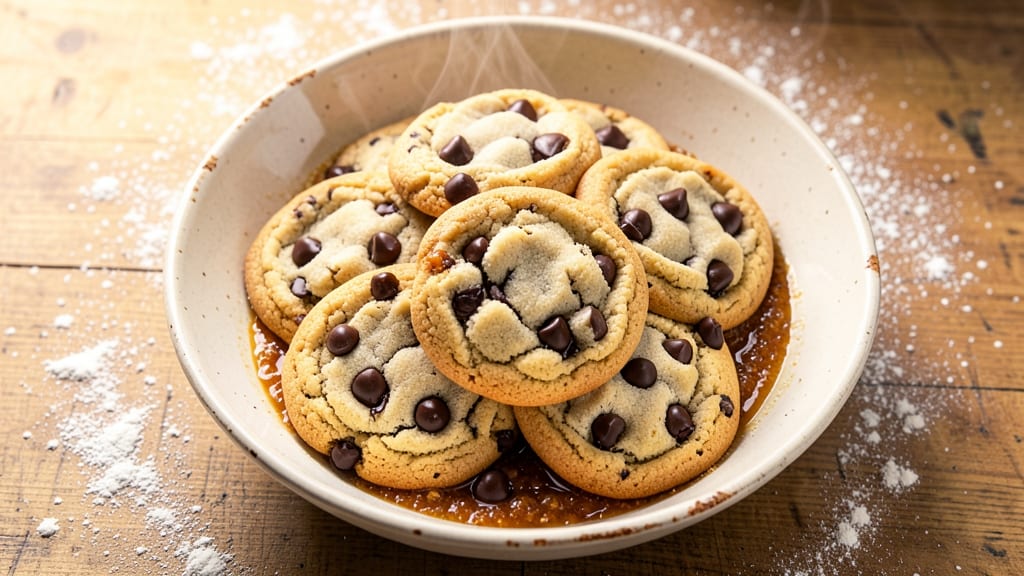Better Than DoubleTree Chocolate Chip Cookie Recipe: Warm Vanilla Swirls and Buttery Crunch