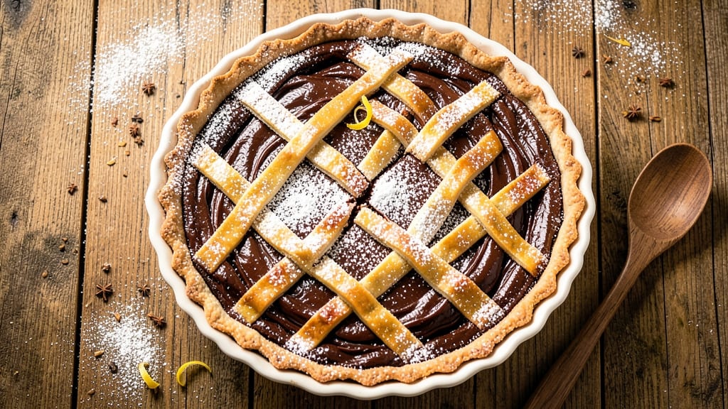 Brenda Gantt's Chocolate Pie Recipe From Scratch: Deep Dark Fudge Center With Crispy Crust