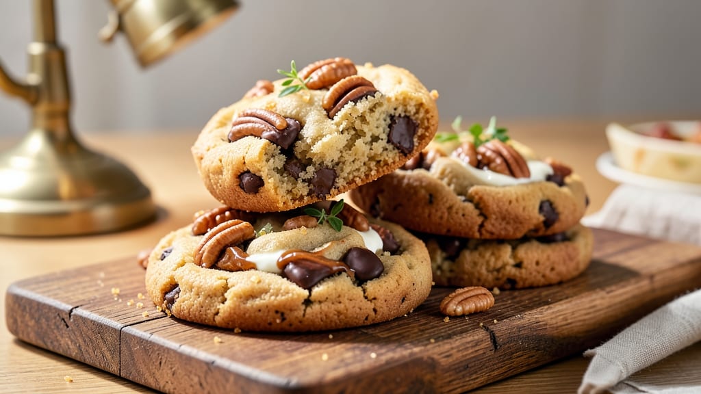 Best Chocolate Chip Pecan Cookie Recipe Ever: Nutty-Caramel Crunch With Gooey Centers