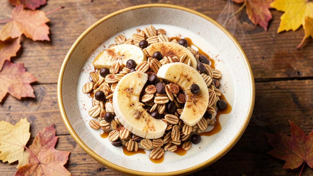 Banana Chocolate Chip Oatmeal Recipe: Warm Spiced Bites With Crunchy Sweetness