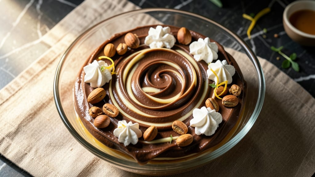 Baker's German Sweet Chocolate Cake Frosting Recipe: Rich Ganache With Crunchy Hazelnut Topping
