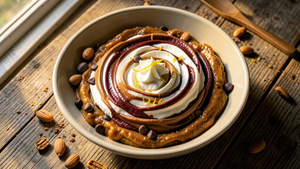 Banana Chocolate Dip Recipe: Silky Ganache With Nutty Crunch Topping