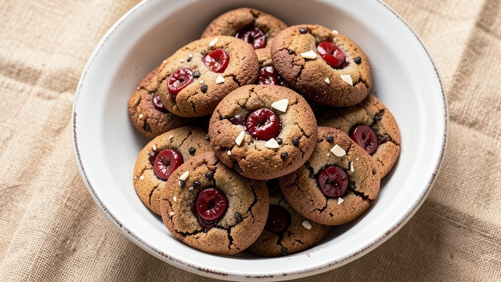 Cherry Chocolate Kiss Cookie Recipe: Fudgy Cocoa-Burst Bites With Tart Cherry Pops