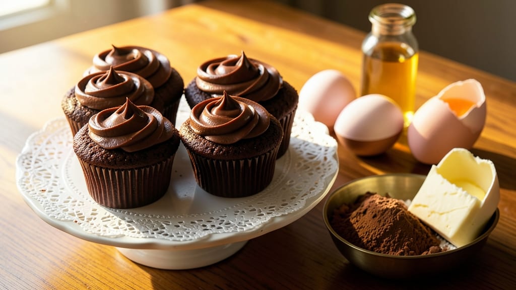 Basic Chocolate Cupcakes Recipe UK: Moist Centers and Dusting-Free Frosting
