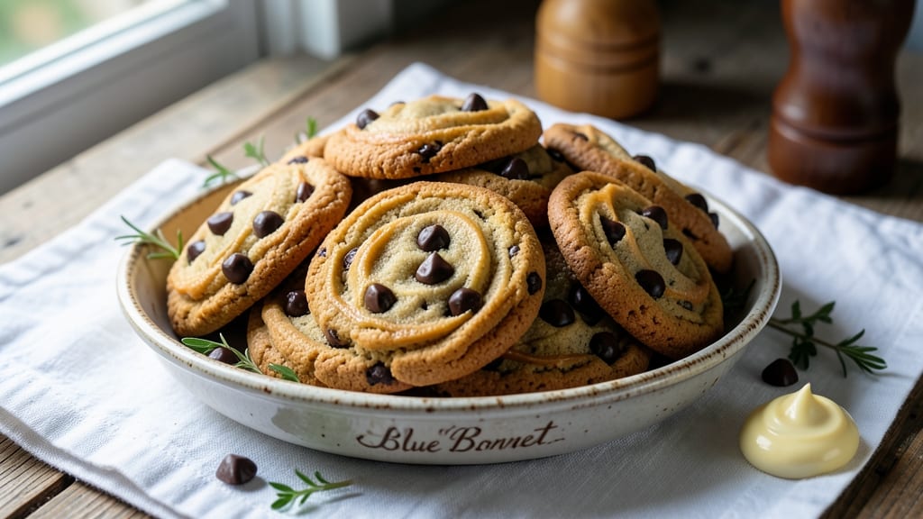 Blue Bonnet Butter Chocolate Chip Cookie Recipe: Buttery Richness With Double Chocolate Chunks
