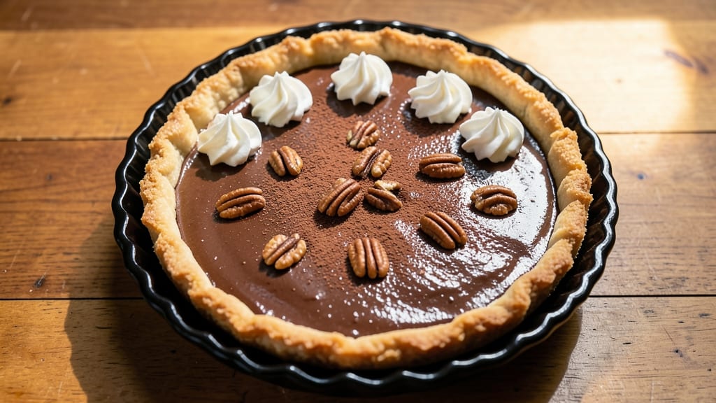 Bishop's Cafeteria Chocolate Pie Recipe: Velvety Fudge Layers With Crispy Crust