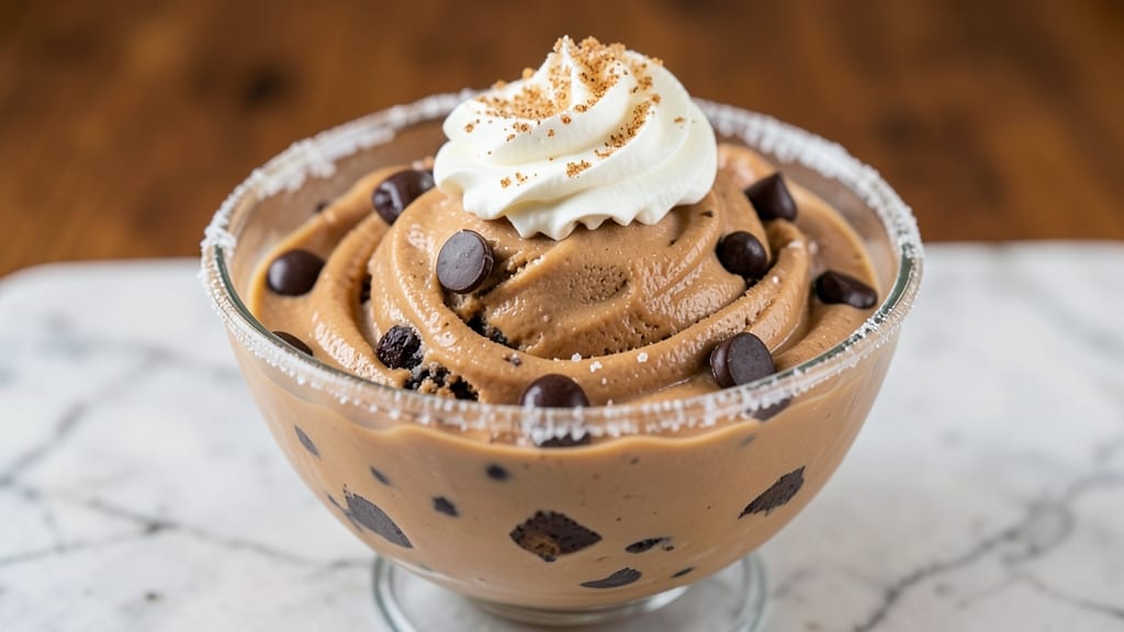 Ben and Jerry's Chocolate Chip Cookie Dough Ice Cream Recipe: Swirled Cookie Dough Chunks in Rich Vanilla Base