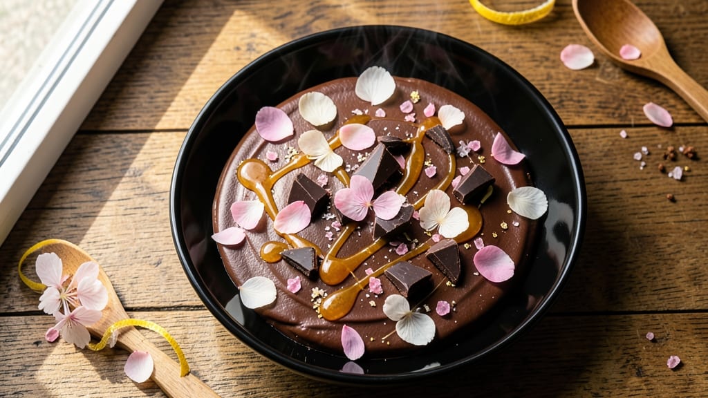 Cherry Blossom Chocolate Bars Recipe: Floral-Infused Fudge With Crunchy Cherry Topping