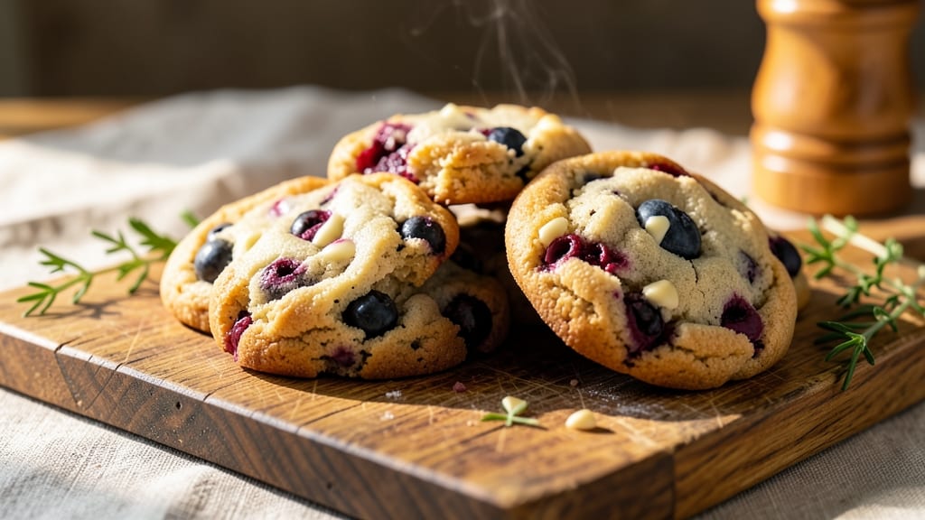 Blueberry White Chocolate Chip Cookies Recipe: Bursting Berries and Melty Chips in Every Bite