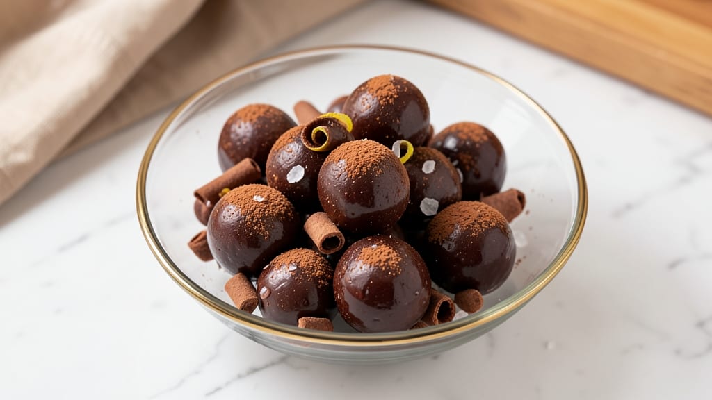 Bittersweet Chocolate Truffles Recipe: Rich Ganache Wrapped in Crunchy Cocoa Shells